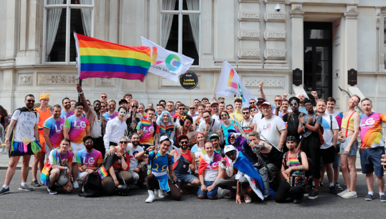 London-Gaymers-at-London-Pride-march-2018