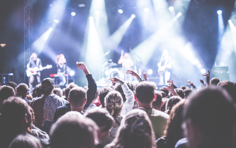 festival crowd