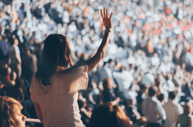 woman at event