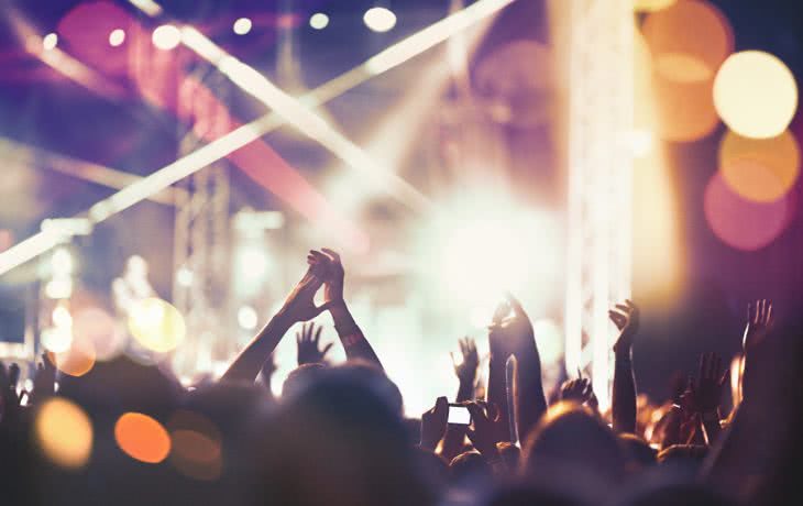 people at a concert