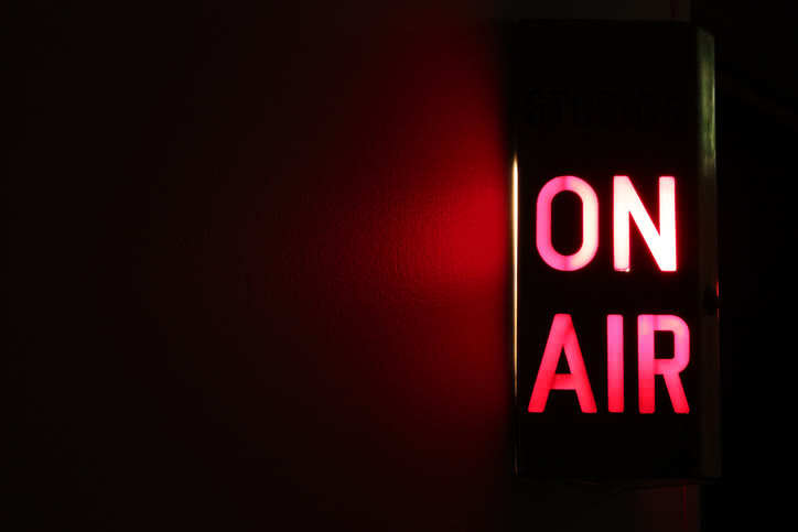 On Air sign -podcast blog