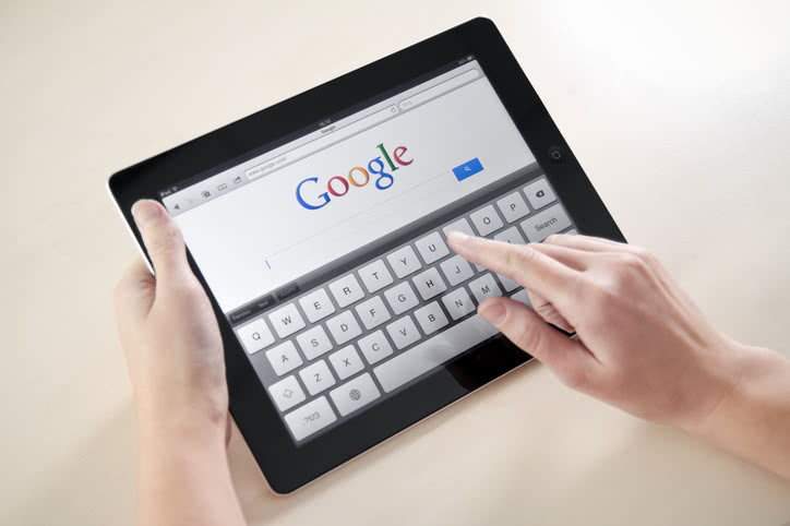 Using Google search on a table