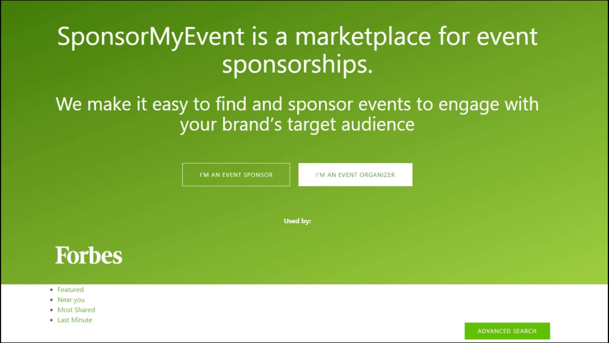 screenshot of online tool