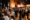 Crowd of people at indoor food event