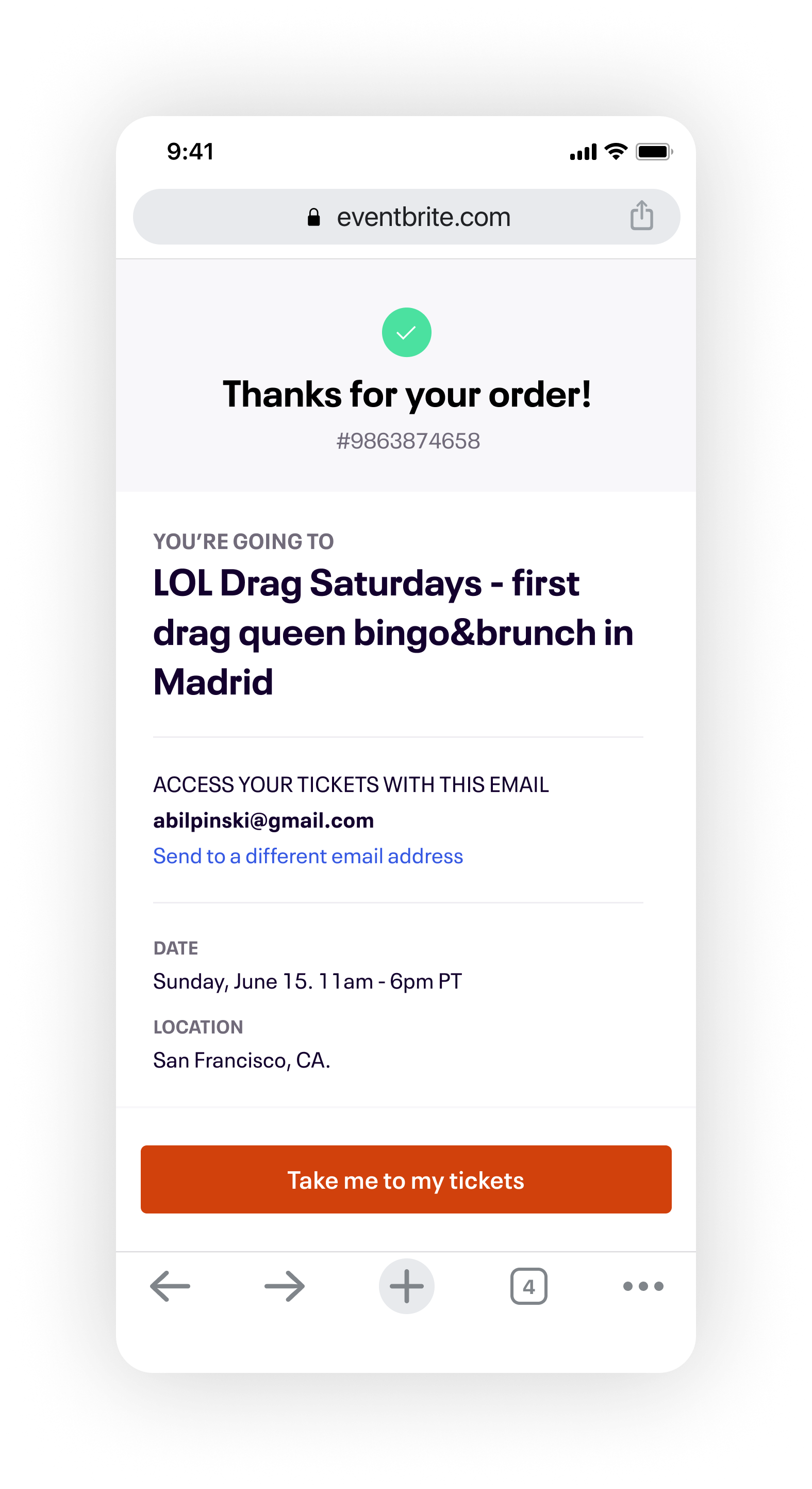 Important Update: Eventbrite App Tickets