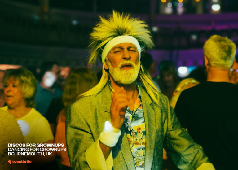 Picture of an older dancer taken at the event Dancing for Grownups by Discos for Grownups in Bournemouth